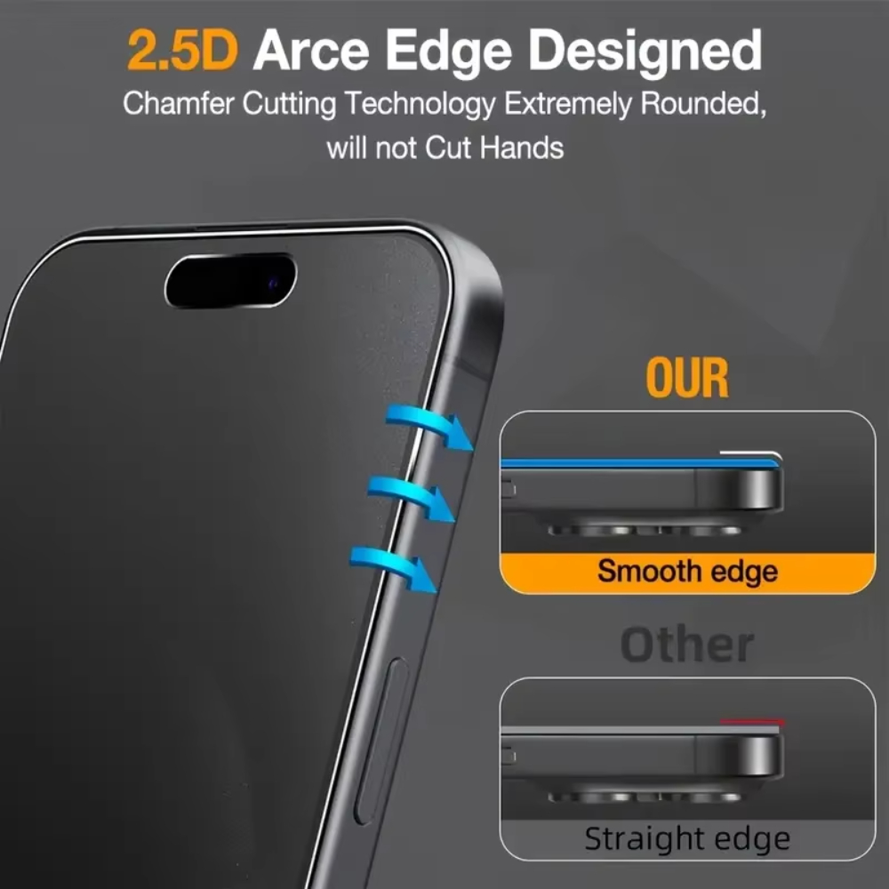 3pcs Full Cover Matte Privacy  - огляд і ціна Matte Anti Glare Screen Protector